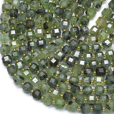 Natural Prehnite Beads Strands G-K389-A72-01-1