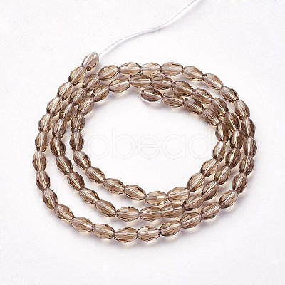 Glass Beads Strands GC891Y-8-1