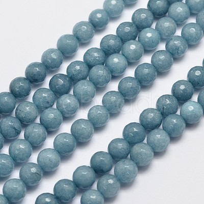 Natural Malaysia Jade Bead Strands G-A147-8mm-A01-1