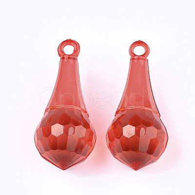 Transparent Acrylic Pendants TACR-S133-047-1