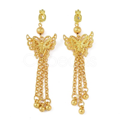 Bohemia Zinc Alloy Clip-on Earrings EJEW-C089-01I-G-1