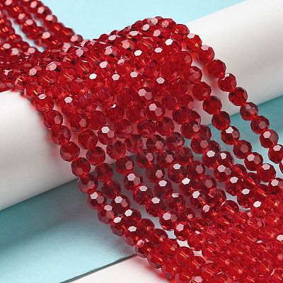 Transparent Glass Beads X-EGLA-A035-T6mm-D07-1