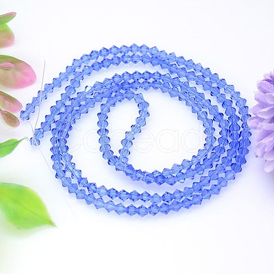 Faceted Imitation Austrian Crystal Bead Strands G-M180-4mm-13A-1