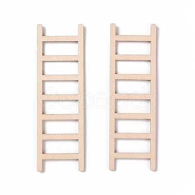 Miniature Unfinished Wood Ladder FIND-H030-28-1