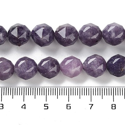 Natural Lepidolite Beads Strands G-NH0021-A07-02-1