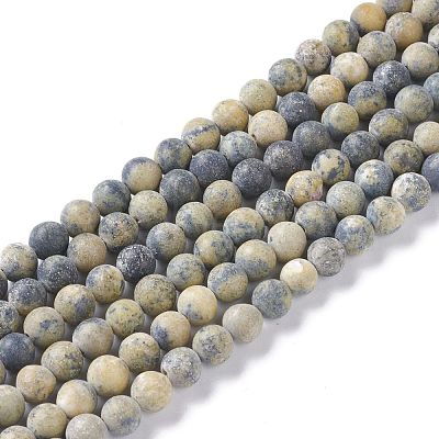 Natural Yellow Turquoise(Jasper) Beads Strands G-H245-02B-1