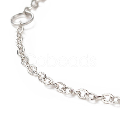 Brass Curb Chain Bracelet for Men Women BJEW-JB09134-1