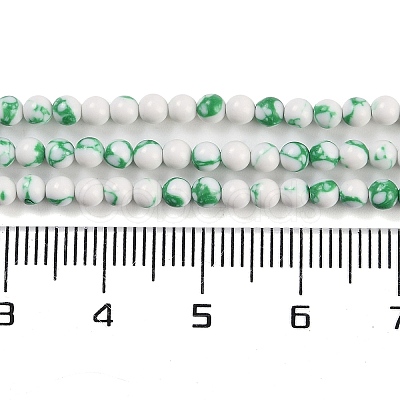 Synthetic Turquoise Beads Strands G-U004-02L-1