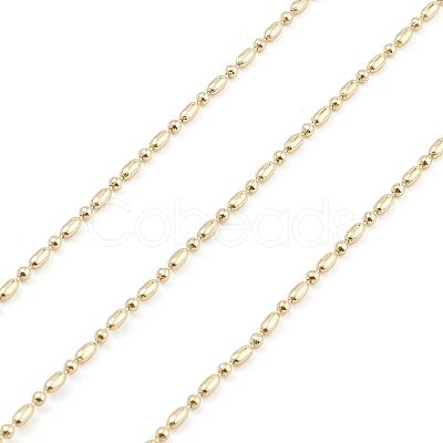 Brass Column & Round Ball Chains CHC-M025-58G-1