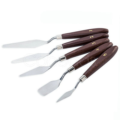 Stainless Steel Palette Knives Set DRAW-PW0001-194-1