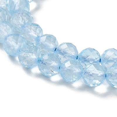 Natural Topaz Crystal Beads Strands G-P514-A02-04-1