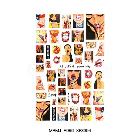 Environmental Nail Art Stickers for Valentine's Day MRMJ-R096-XF3394-1