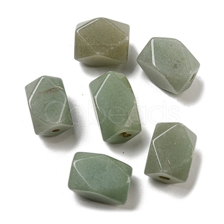 Natural Green Aventurine Beads G-B070-07-1