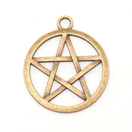 Zinc Alloy Pendants PALLOY-WH0088-60C-AB-1