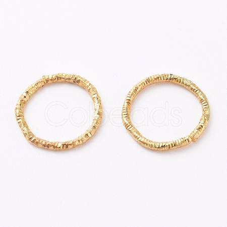 Iron Textured Jump Rings IFIN-D086-05-G-1