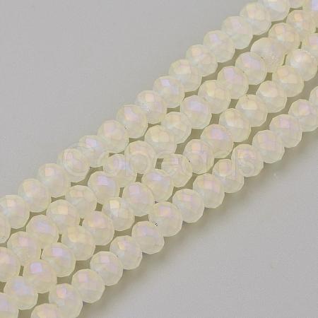 Electroplate Glass Beads Strands EGLA-S141-8mm-03H-1