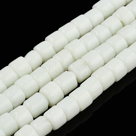 Opaque Solid Glass Bead Strands X-GLAA-N047-09-F01-1