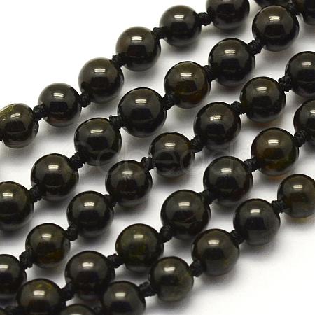 Natural Tourmaline Beads Strands G-L464-19-1