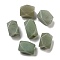 Natural Green Aventurine Beads, Rectangle, Faceted, 17.5~20x12.5~15.5x12.5~15.5mm, Hole: 1.6mm