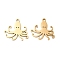 201 Stainless Steel Pendants, Laser Cut, Ocean Theme, Golden, Octopus, 16x15x1mm, Hole: 1.5mm