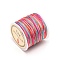 Chinlon Cord, Round, Cerise, 0.08cm, 50m/roll