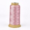 Polyester Thread, for Custom Woven Jewelry Making, Pink, 0.2mm, about 1000m/roll