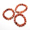 Natural Striped Agate/Banded Agate Stretchy Bracelets, 66x6mm