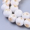 Natural Mashan Jade Beads Strands G-F670-A18-6mm-3