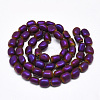 Electroplate Non-magnetic Synthetic Hematite Beads Strands G-T061-15J-2