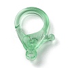 Transparent Plastic Lobster CLaw Clasps KY-H005-A05-3