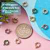  Jewelry 10Pcs 5 Colors Brass Micro Pave Cubic Zirconia Charms KK-PJ0001-23-12