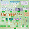 SUNNYCLUE DIY Butterfly Earring Making Kit DIY-SC0020-33-2