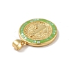 Brass Charms KK-B059-50G-E-3