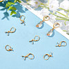 Beebeecraft 50Pcs 304 Stainless Steel Leverback Earring Findings with Pendant Bails STAS-BBC0001-52G-5