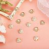 10Pcs Eco-Friendly Brass Micro Pave Cubic Zirconia with Enamel Pendants KK-SZ0005-77-3