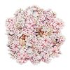 50Pcs 25 Styles Flower PET Waterproof Stickers Sets STIC-C008-04F-2