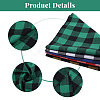 Globleland 6Pcs 6 Colors Tartan Pattern Polyester Dog Bandanas AJEW-GL0001-98-3