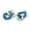 Acrylic Stud Earrings EJEW-JE04583-3