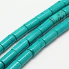 Column Natural Magnesite Beads Strands G-N0131-27-8x16mm-1