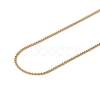 Ion Plating(IP) 304 Stainless Steel Serpentine Chain Necklace for Men Women NJEW-G076-01B-G-3