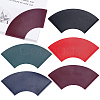 CHGCRAFT 5Pcs 5 Colors Leather Corner Bookmark FIND-CA0004-58-1