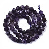 Natural Amethyst Beads Strands G-N328-029-2