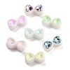 Opaque Rhinestone Acrylic Beads OACR-S139-07-1