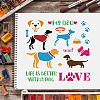Plastic Reusable Drawing Painting Stencils Templates DIY-WH0172-302-6