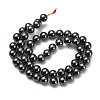 Non-Magnetic Synthetic Hematite Beads Strands X-G-H1624-8mm-2-2