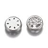 304 Stainless Steel Diffuser Locket Aromatherapy Essential Oil AJEW-N025-07P-4