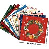 Christmas Pattern Scrapbooking Paper Pads Set STIC-C010-34C-1