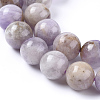 Natural Amethyst Beads Strands X-G-L555-01-4mm-2