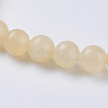 Natural Topaz Jade Beads Strands G-G515-6mm-03B-3