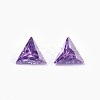 Cubic Zirconia Pointed Back Cabochons ZIRC-WH0001-A10-1